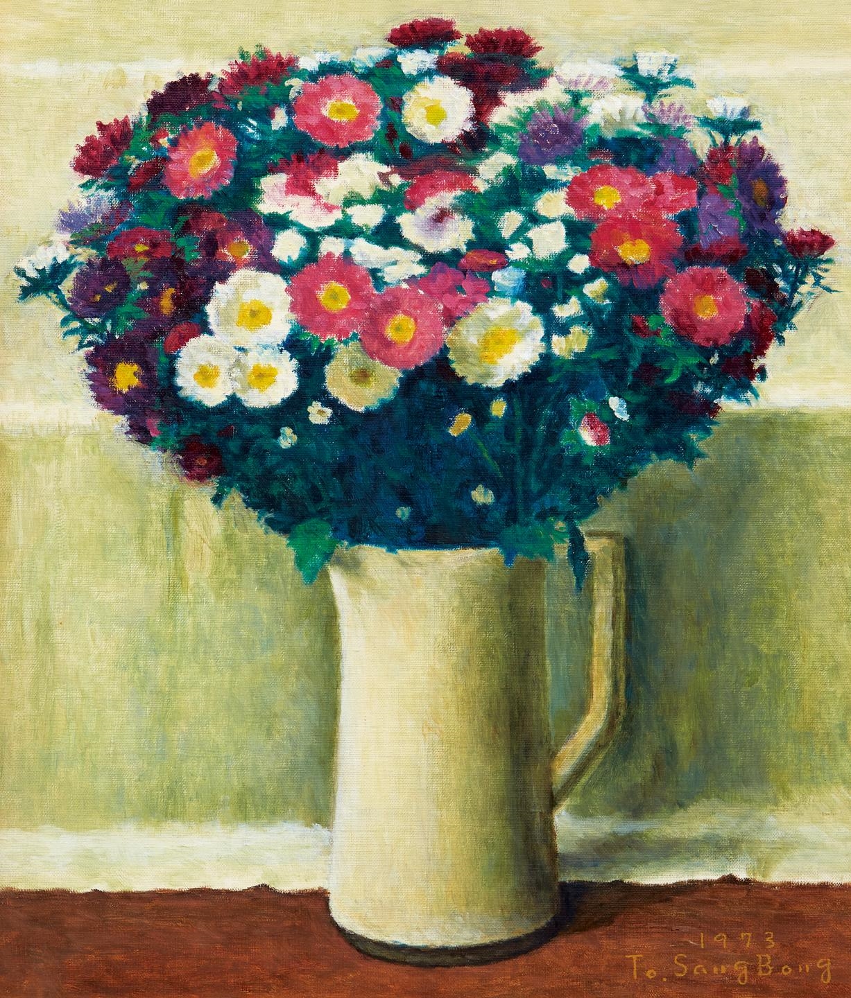 Mums in August by To Sang-Bong, 1973