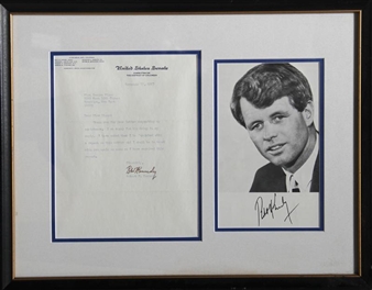 Kennedy Letter and Photo - Robert Kennedy