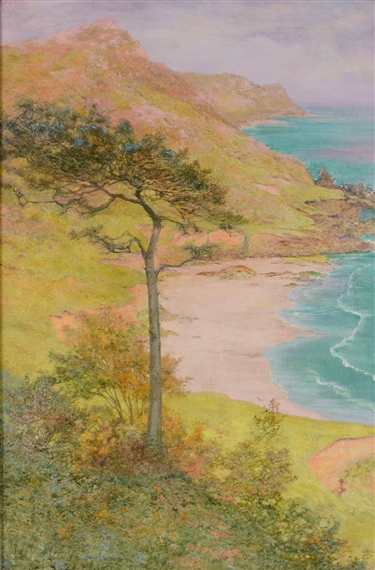 A coastal view by Edward Steel Harper