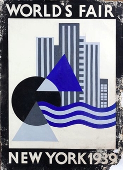 The Radio Times: Easter Number, Art Deco illustration for a front cover - Olive F. Openshaw