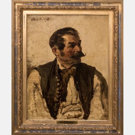 Portrait of a Gypsy by Pal Böhm
