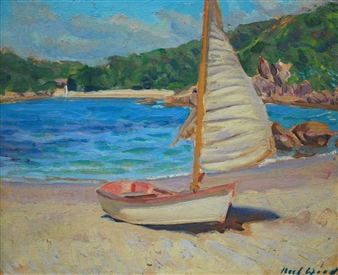 SAILBOAT ON THE SHORE, BEDARRA ISLAND - Noel Wood