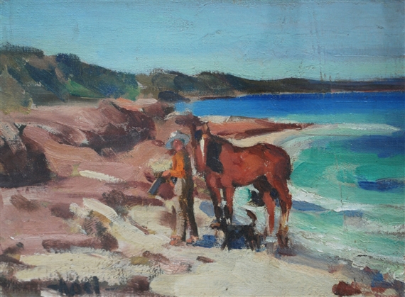 HORSE AND RIDER by Noel Wood