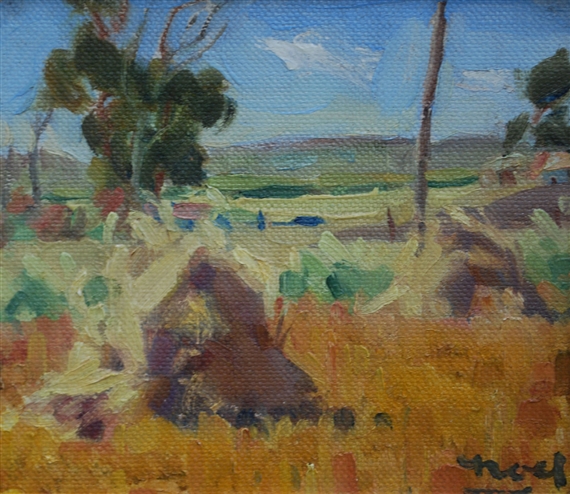 HAYSTACKS by Noel Wood