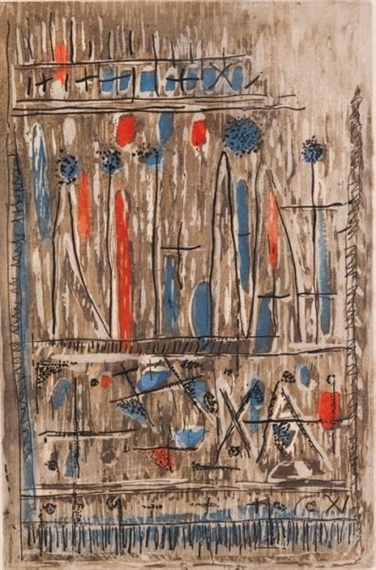 Abstract composition by Roger Bissière