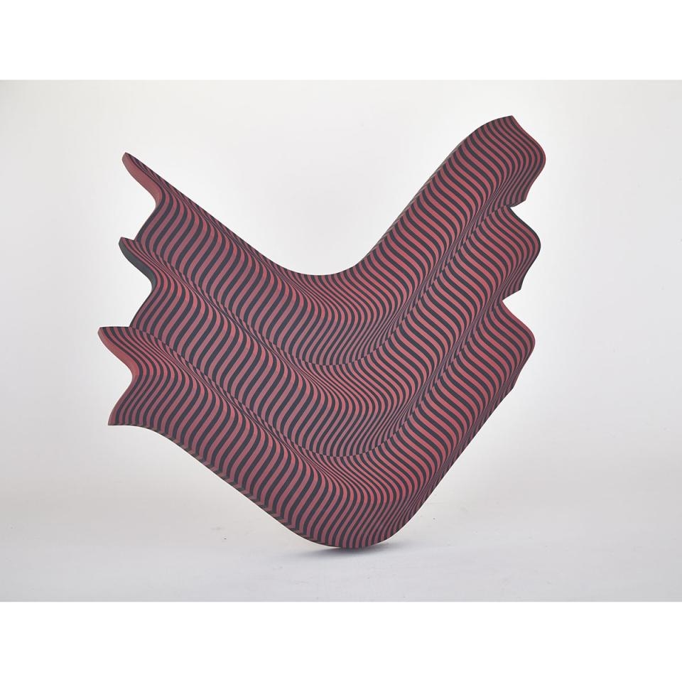 Artwork by Angela Leach, AR - SHAPE #15, Made of acrylic on board