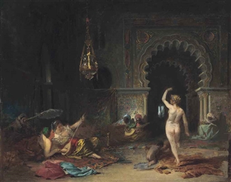 In the harem - Francisco Javier Amerigo y Aparici