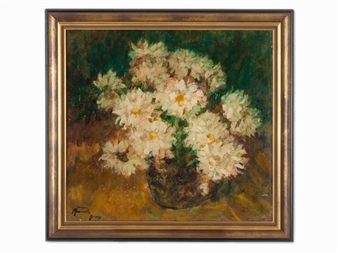 Still life with flowers - Herman Courtens