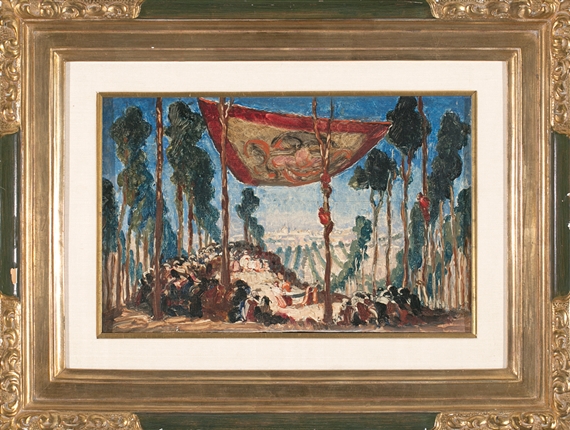 "Toldos" (Scenography for "Goyescas") by José Mariá Sert y Badiá