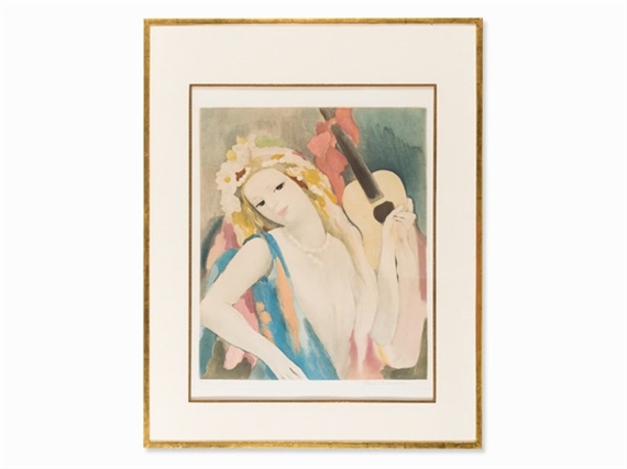 Marie Laurencin | Femme à la guitare (1936) | MutualArt