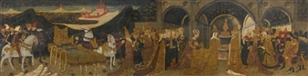 THE MEETING OF SOLOMON AND THE QUEEN OF SHEBA - Apollonio di Giovanni