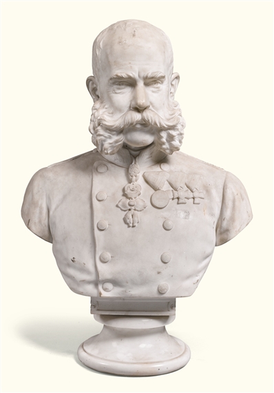 German School, 19th Century | BUST OF EMPEROR FRANZ JOSEPH I (1830