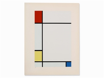 Mondrian Piet | Compositie No. 3 (Circa 1950s) | MutualArt