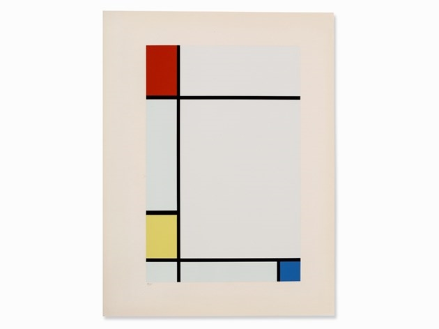 Piet Mondrian | Compositie No. 3 (Circa 1950s) | MutualArt