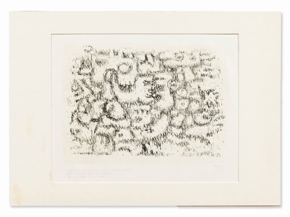 Gespräch der Riesen II by Willi Baumeister, 1953