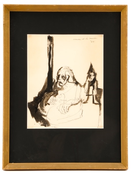 Artwork by Victor Cuevas de la Mora, Sentencia, Made of ink wash and drawing on paper