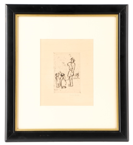 Kinder und Strassenmusikant (Children and Busker) by Emil Nolde, 1909