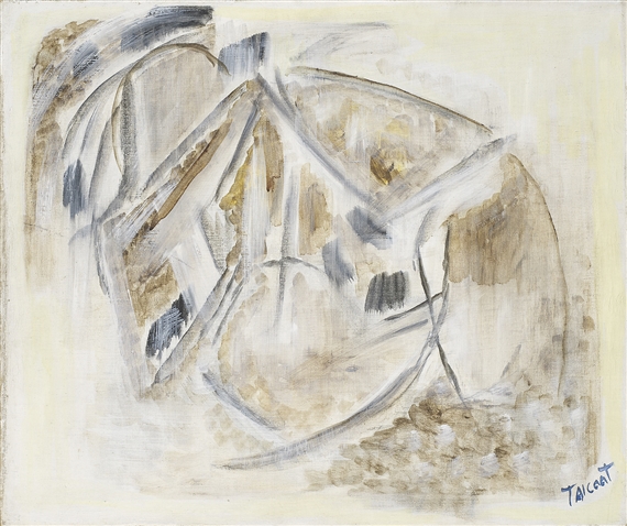 Composition by Pierre Tal-Coat, Circa 1952