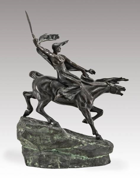 Galloping Valkyrie by Stephan Abel Sinding