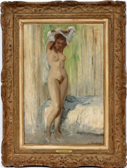 standing female nude - Lucien Henri Grandgerard