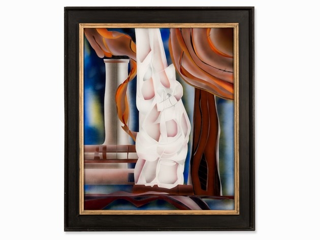 Artwork by Alexej Iljitsch Baschlakow, Ammanati - Gestalt Bomarzo, Made of Acrylic on acrylic glass