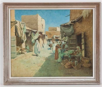 NORTH AFRICAN STREET SCENE - Alexander Balfour McKechnie