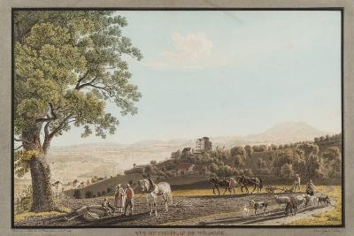 Vue de Chateau de Wildegg by Johann Jakob Biedermann