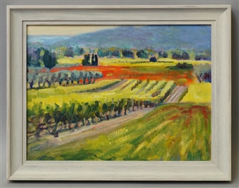 Poppies, Olives, Vines - Frances Knight