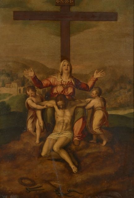 Pietà by Marcello Venusti, Italian School, 16th Century