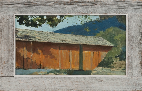 Covered bridge by Eric Sloane