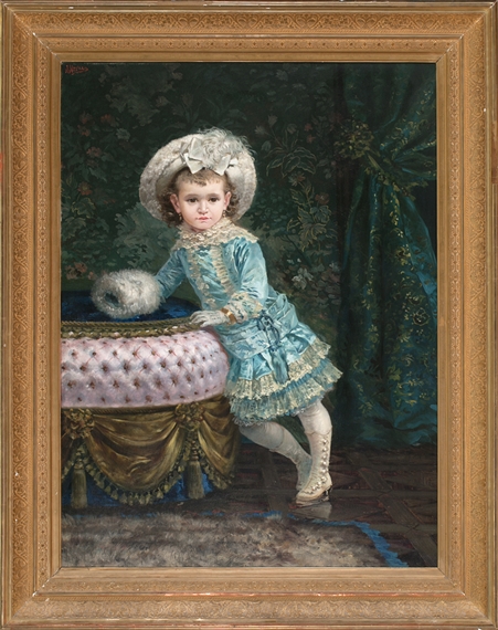 Portrait of Blanquita by Josep Llovera Bofill