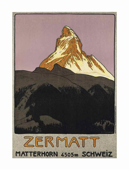 ZERMATT by Emil Cardinaux, 1908