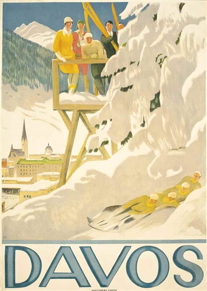 DAVOS by Emil Cardinaux, 1918