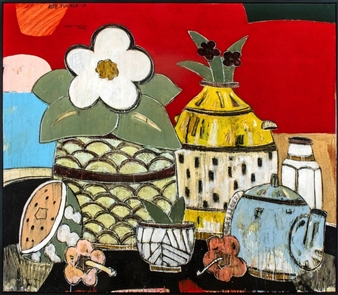 Christmas on Mott Street  - Rebecca Hossack Art Gallery, Mott Street