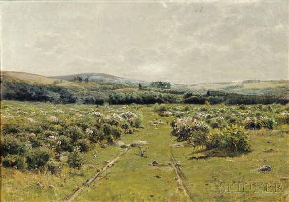 Summer Landscape with Field and Paths by Edward Parker Hayden, 1891