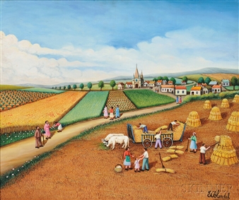 La Moisson - Emile Blondel