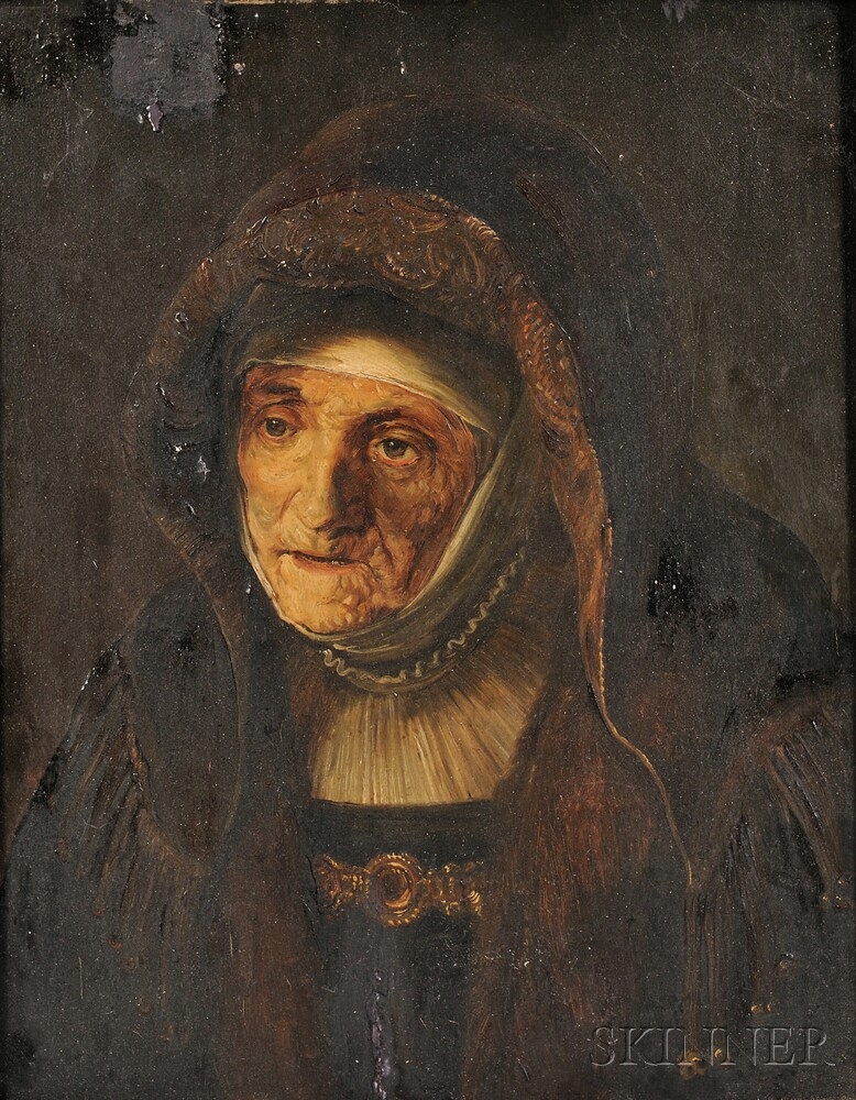 The Prophetess Hannah (Anna) by Rembrandt van Rijn