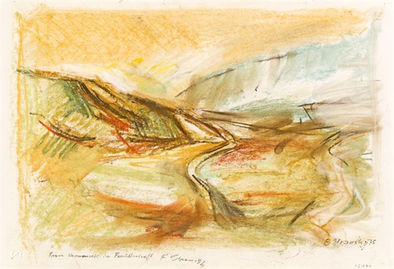 Ferdinand Stransky | Landscape / Back Figures Study (1975) | MutualArt