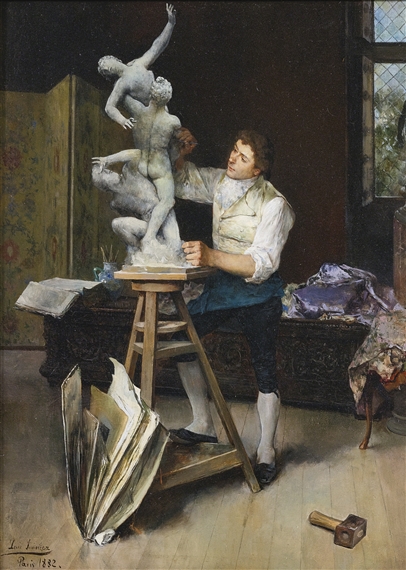 THE SCULPTOR by Luis Jiménez y Aranda, 1882