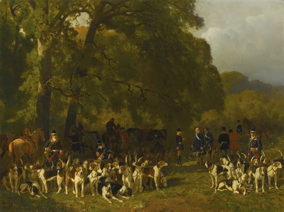 DÉPART POUR LA CHASSE by Jules Didier