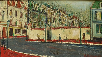 City Street, Possibly Werneck - Stevan Vukmanović