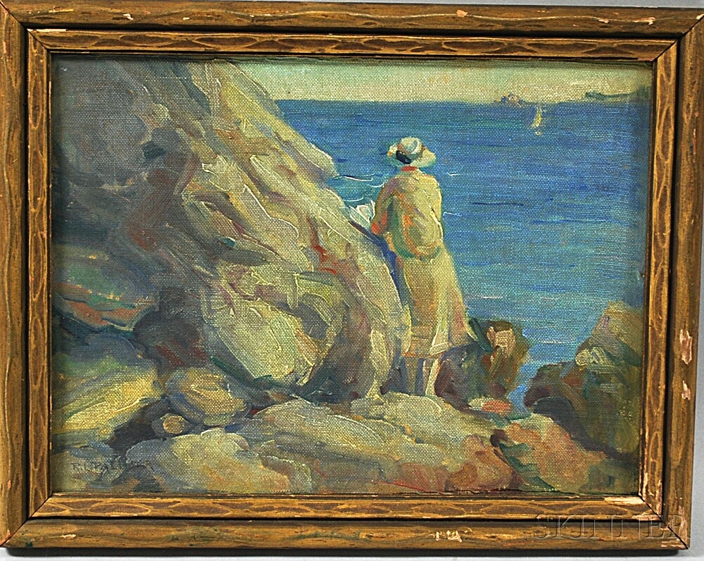 Robert L. Palliser | Girl at Sea | MutualArt
