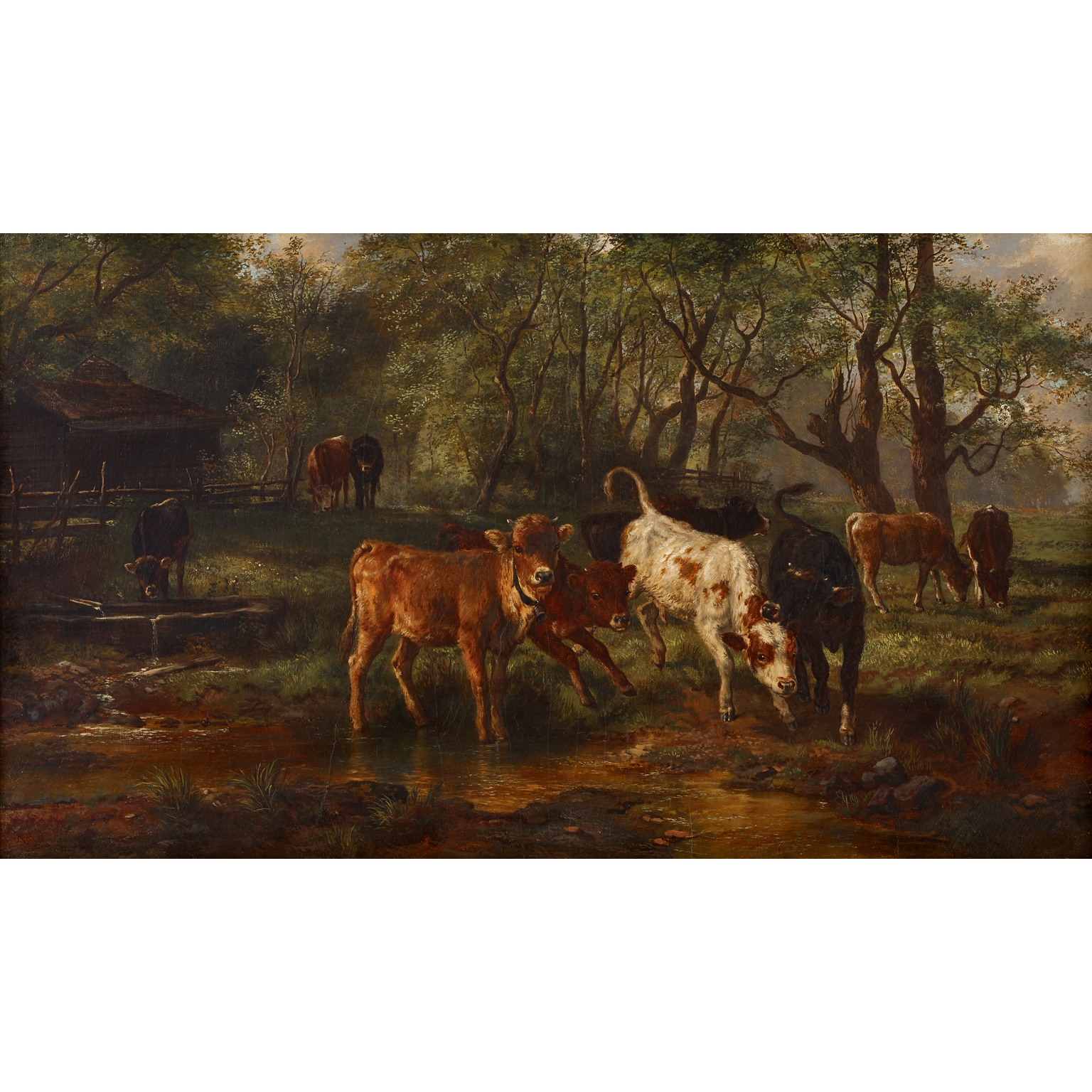 Rosa Bonheur | Cows in a Pasture | MutualArt