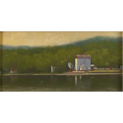 George Albert Thompson | Looking Across to New Hope | MutualArt