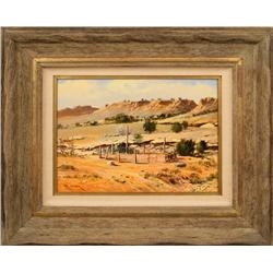 Empty Corral near Kayenta, AZ by Bill Shaddix