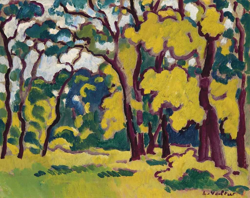 Louis Valtat Le bois de Boulogne MutualArt