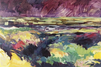 River Landscape, Shades of Summer - Hugh McCormack