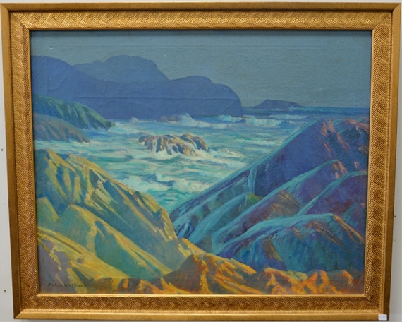 Symphony in Blue Monhegan Island Maine by Morris A.K. Feldsberg