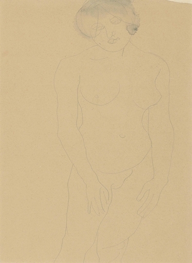 Femme nue debout by Auguste Rodin, circa 1896-1900