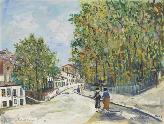 Maurice Utrillo | Le Vesinet (Seine-et-Oise) (1937) | MutualArt